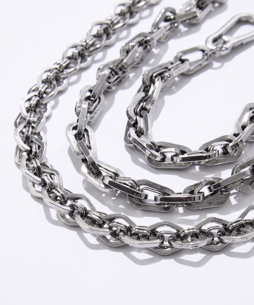 CLEL(クレイル)の「【CLEL】10Way Brass Wallet Chain / 10wayブラスウォレットチェーン(ウォレットチェーン・メンズ・シルバー・FREE)」の12枚目の写真