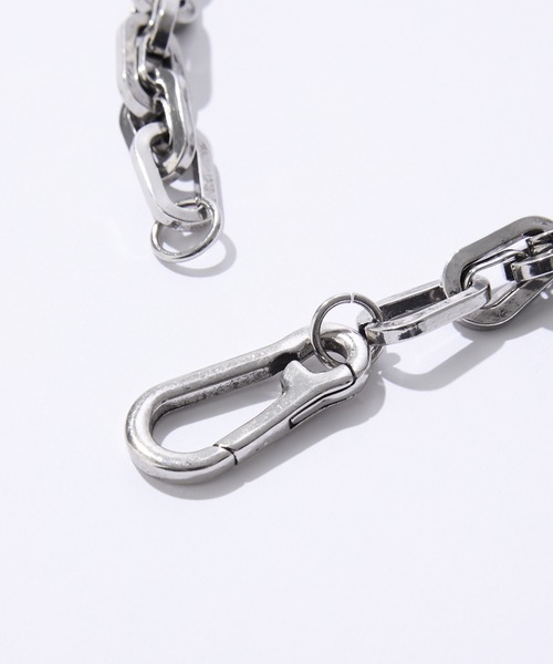 CLEL(クレイル)の「【CLEL】10Way Brass Wallet Chain / 10wayブラスウォレットチェーン(ウォレットチェーン・メンズ・シルバー・FREE)」の15枚目の写真