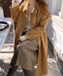 フード付き キャメル」に該当するジャケット/アウター（ロング丈