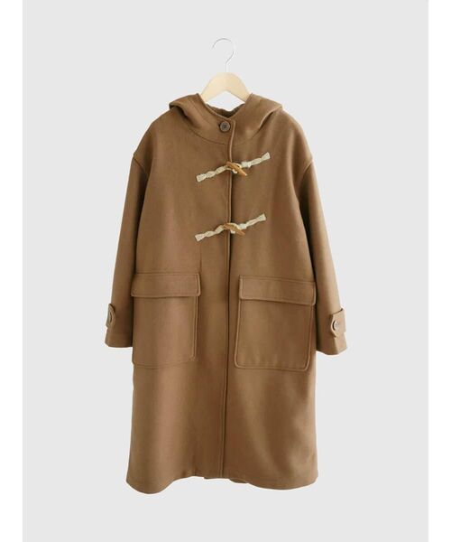 FIKA.(フィーカ)の「Slant toggle duffel coat(その他アウター・レディース・ブラック/キャメル・MEDIUM)」の18枚目の写真