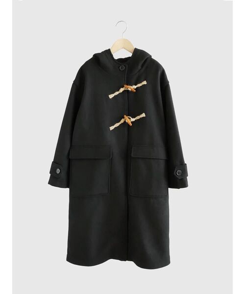 FIKA.(フィーカ)の「Slant toggle duffel coat(その他アウター・レディース・ブラック/キャメル・MEDIUM)」の19枚目の写真