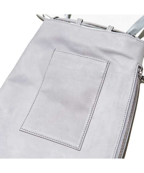 yorozu（ヨロズ）の「yorozu CTS KINCHAKU ARCHIVE EDITION (111YZ111)（ハンドバッグ・メンズ・グレー系その他・FREE）」の4枚目の写真