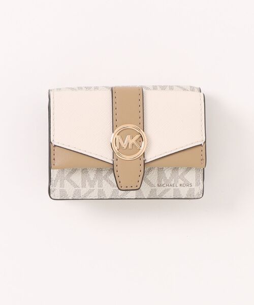 セール】GREENWICH XS FLAP TRIFOLD ウォレット（財布）｜MICHAEL KORS