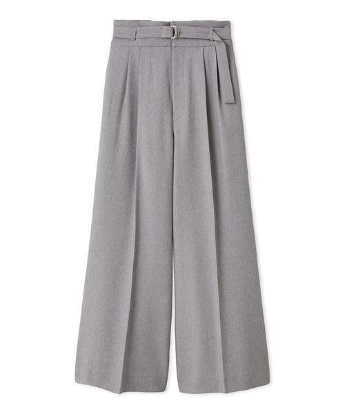 SNIDEL(スナイデル)の「ハイウエストワイドパンツ(その他パンツ・レディース・ブラック/グレー・1/0)」の3枚目の写真