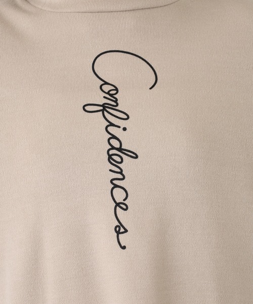 BRODIAEA(ブローディア)の「BRODIAEA ウール混ロゴハイネックプルオーバー 長袖(Tシャツ/カットソー・レディース・オフホワイト/ブルー/ブラック/ベージュ/グレー・40)」の6枚目の写真