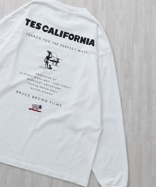 The Endless Summer（エンドレスサマー）の「THE ENDLESS SUMMER L/S TEE（Tシャツ/カットソー・メンズ・ホワイト/ブラック/グレー・SMALL/MEDIUM/LARGE/X-LARGE）」の2枚目の写真