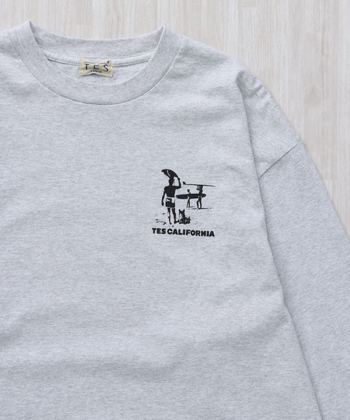 The Endless Summer（エンドレスサマー）の「THE ENDLESS SUMMER L/S TEE（Tシャツ/カットソー・メンズ・ホワイト/ブラック/グレー・SMALL/MEDIUM/LARGE/X-LARGE）」の8枚目の写真