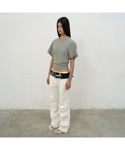 LCDC TM(エルシーディーシーティーエム)の「WHITE STRING TROUSERS (WHITE)(その他パンツ・レディース・ホワイト・SMALL/MEDIUM)」の6枚目の写真