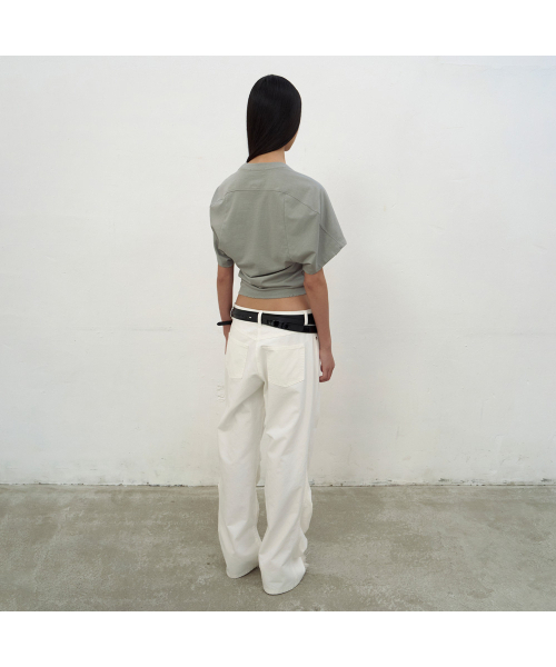 LCDC TM(エルシーディーシーティーエム)の「WHITE STRING TROUSERS (WHITE)(その他パンツ・レディース・ホワイト・SMALL/MEDIUM)」の7枚目の写真