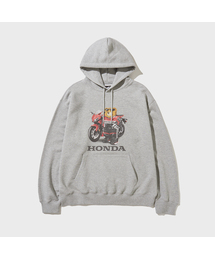 Racing Bear Hoodie Gray