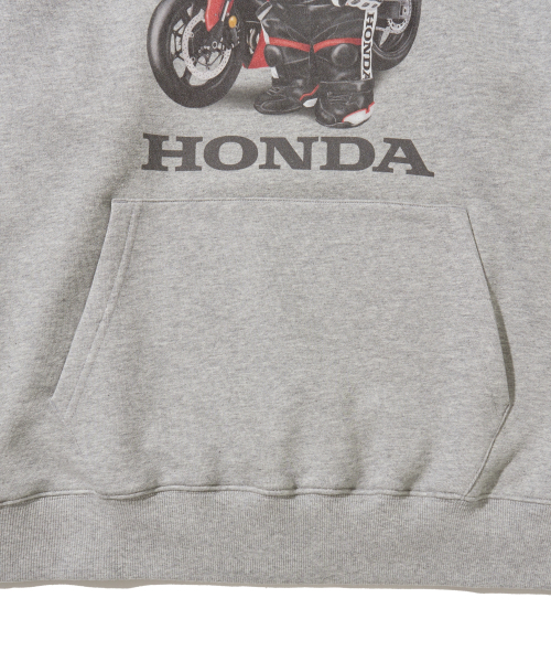 PHYPS MOTORCYCLE(フィップスモーターサイクル)の「Racing Bear Hoodie Gray(パーカー・メンズ・その他・LARGE/X-LARGE/SMALL/MEDIUM)」の5枚目の写真