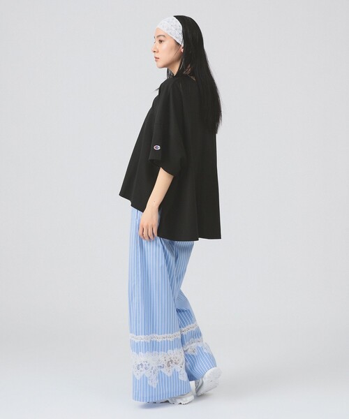 Ray BEAMS（レイビームス）の「レース ヘアバンド（ヘアバンド・レディース・ホワイト/ブラック・ONE SIZE）」の9枚目の写真