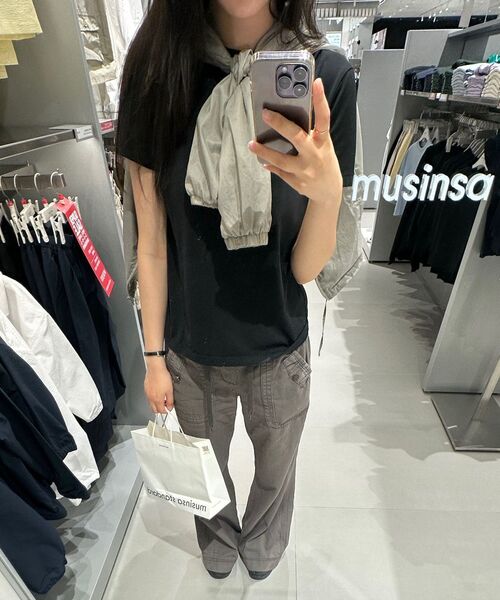 INSILENCE WOMEN(インサイレンスウーマン)の「WスピマコットンプレミアムTシャツ BLACK(Tシャツ/カットソー・レディース・その他・MEDIUM/SMALL)」の21枚目の写真