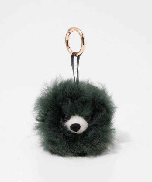 COSY（コージー）の「COSY Small Bear Head Key ring コージー スモールベア ヘッド キーリング 熊  チャーム（チャーム・レディース・ブラック/ダークブラウン/ベージュ系1/ホワイト系1/グレー系1・FREE）」の4枚目の写真