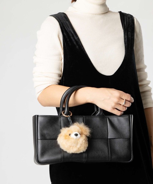 COSY（コージー）の「COSY Small Bear Head Key ring コージー スモールベア ヘッド キーリング 熊  チャーム（チャーム・レディース・ブラック/ダークブラウン/ベージュ系1/ホワイト系1/グレー系1・FREE）」の5枚目の写真