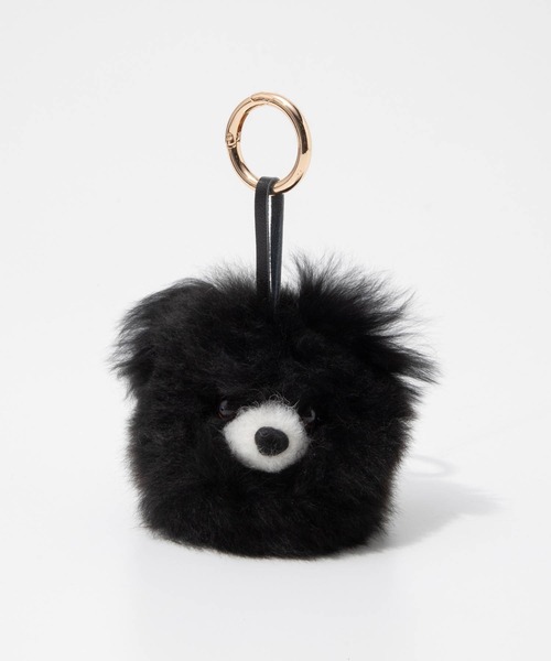 COSY（コージー）の「COSY Small Bear Head Key ring コージー スモールベア ヘッド キーリング 熊  チャーム（チャーム・レディース・ブラック/ダークブラウン/ベージュ系1/ホワイト系1/グレー系1・FREE）」の3枚目の写真
