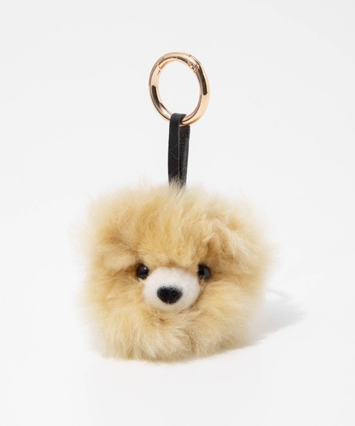 COSY（コージー）の「COSY Small Bear Head Key ring コージー スモールベア ヘッド キーリング 熊  チャーム（チャーム・レディース・ブラック/ダークブラウン/ベージュ系1/ホワイト系1/グレー系1・FREE）」の6枚目の写真