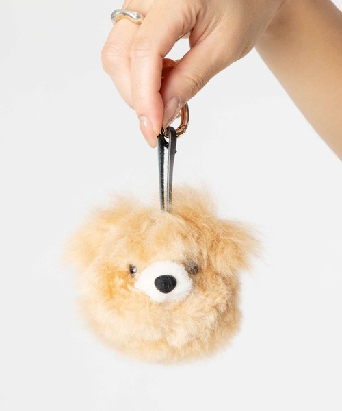COSY（コージー）の「COSY Small Bear Head Key ring コージー スモールベア ヘッド キーリング 熊  チャーム（チャーム・レディース・ブラック/ダークブラウン/ベージュ系1/ホワイト系1/グレー系1・FREE）」の11枚目の写真