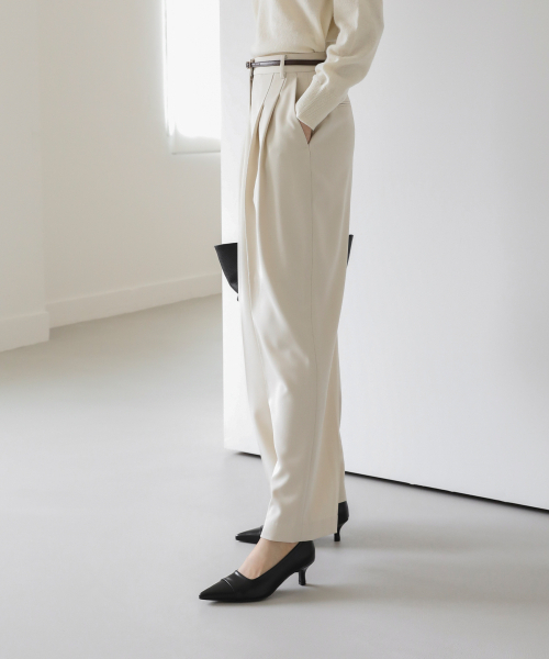 SAPPUN（サプン）の「Pierre スティレット パンプスヒール (5cm)（パンプス・レディース・アイボリー/ブラック/ベージュ/ダークブラウン・22.5cm/23cm/23.5cm/24cm/24.5cm/25cm/25.5cm）」の6枚目の写真