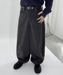 KICHUL（キチョル）の「SOFT OR SOFT BALLOON SLACKS (DARK GREY)（スラックス）」