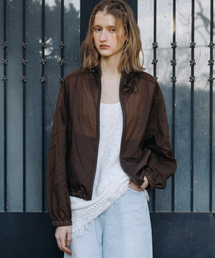 Pond hoody windbreaker (brown)