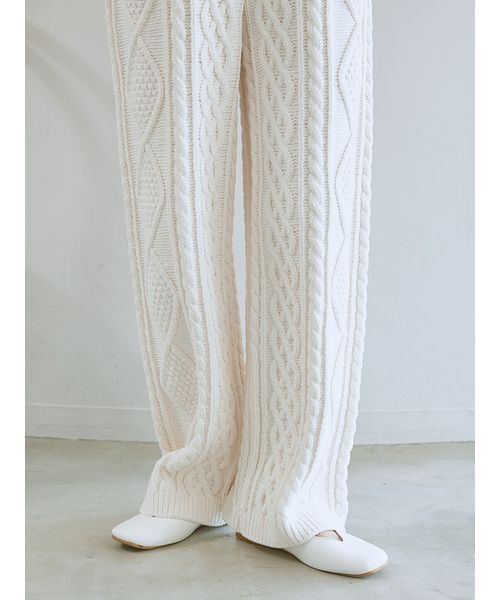 セール】スフレアランロングパンツ（ルームウェア/パジャマ）｜gelato