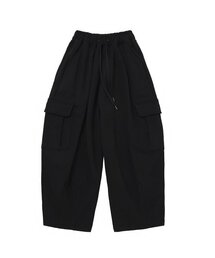 H-T CARGO BALLOON SWEAT PANTS (Black)