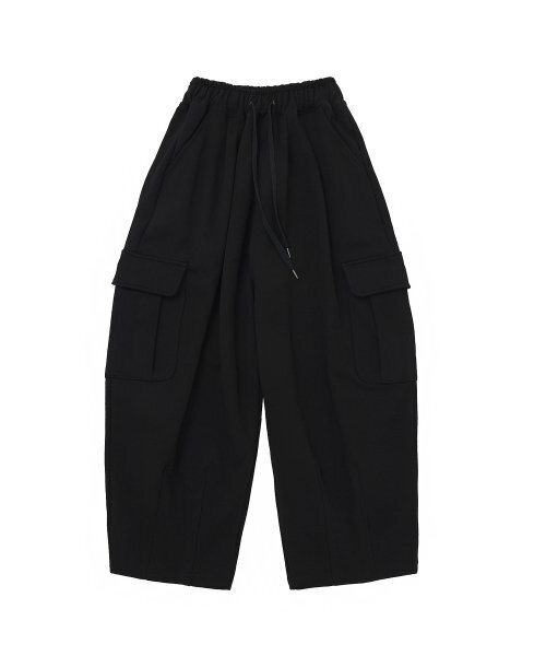 A NOTHING(アナッシング)の「H-T CARGO BALLOON SWEAT PANTS (Black)(スウェットパンツ・レディース・その他・LARGE/MEDIUM)」の1枚目の写真