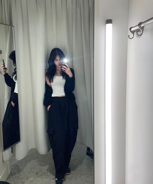 A NOTHING(アナッシング)の「H-T CARGO BALLOON SWEAT PANTS (Black)(スウェットパンツ・レディース・その他・LARGE/MEDIUM)」の7枚目の写真