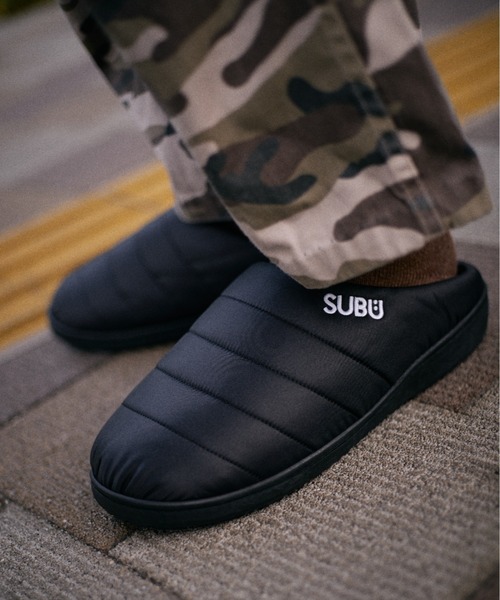 SUBU(スブ)の「SUBU / F-LINE / BLACK(サンダル・メンズ・ブラック・00/0/1/2/3/4)」の1枚目の写真