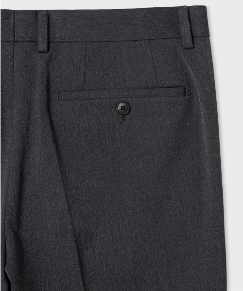 NONBLANK(ノンブランク)の「セミワイドフィットスラックス_チャコールグレー(スラックス・メンズ・その他・SMALL/MEDIUM/LARGE/X-LARGE)」の4枚目の写真