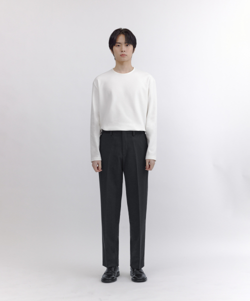 NONBLANK(ノンブランク)の「セミワイドフィットスラックス_チャコールグレー(スラックス・メンズ・その他・SMALL/MEDIUM/LARGE/X-LARGE)」の8枚目の写真