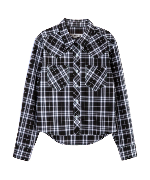 HERETIC（ヘレティック）の「WESTERN CHECK SHIRT / black（シャツ/ブラウス・レディース・その他・FREE）」の2枚目の写真