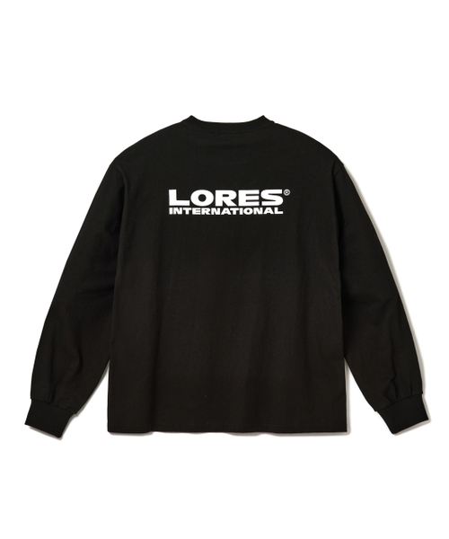 LORES(ロアス)の「Type Logo L/S Tee - Black(Tシャツ/カットソー・レディース・その他・LARGE/MEDIUM/SMALL/X-LARGE)」の2枚目の写真