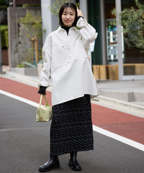 LE DENIM フィールドオーバーチュニック（シャツ/ブラウス）｜SLOBE