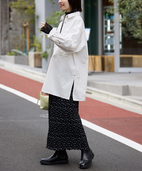 LE DENIM フィールドオーバーチュニック（シャツ/ブラウス）｜SLOBE