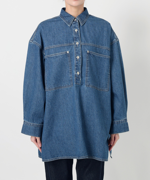 LE DENIM フィールドオーバーチュニック（シャツ/ブラウス）｜SLOBE