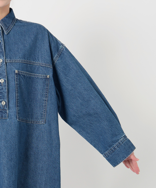 LE DENIM フィールドオーバーチュニック（シャツ/ブラウス）｜SLOBE