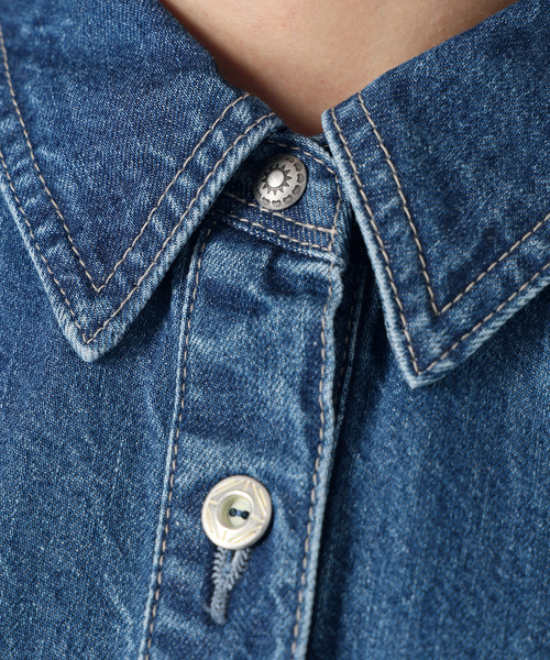 LE DENIM フィールドオーバーチュニック（シャツ/ブラウス）｜SLOBE