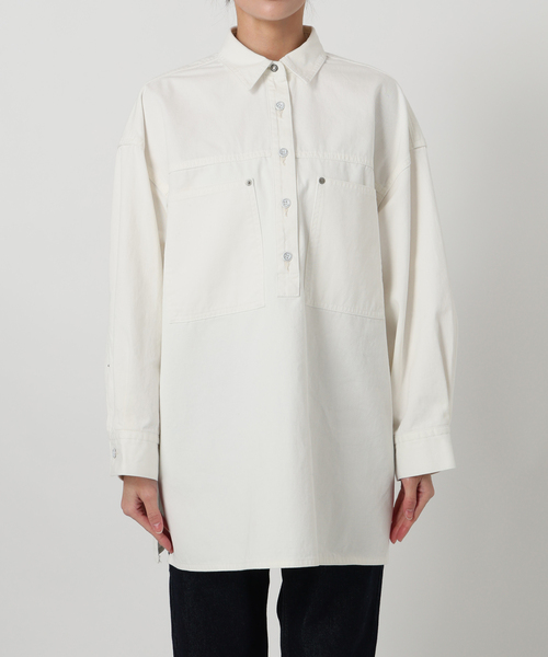 LE DENIM フィールドオーバーチュニック（シャツ/ブラウス）｜SLOBE