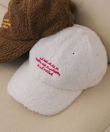 casita(RETRO GIRL)（カシータ）の「ボア刺繍キャップ（キャスケット）」