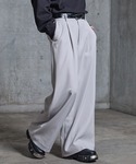 SERACE（セラス）の「【SERACE】One tuck drape wide straight slacks / 1タックドレープワイドストレートスラックス（スラックス・L）」