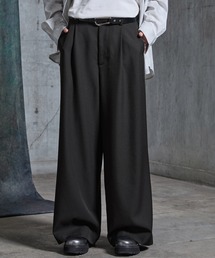 SERACE | 【SERACE】One tuck drape wide straight slacks / 1タックドレープワイドストレートスラックス(スラックス)