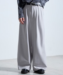 SERACE（セラス）の「【SERACE】One tuck drape wide straight slacks   1タックドレープワイドストレートスラックス（スラックス）」