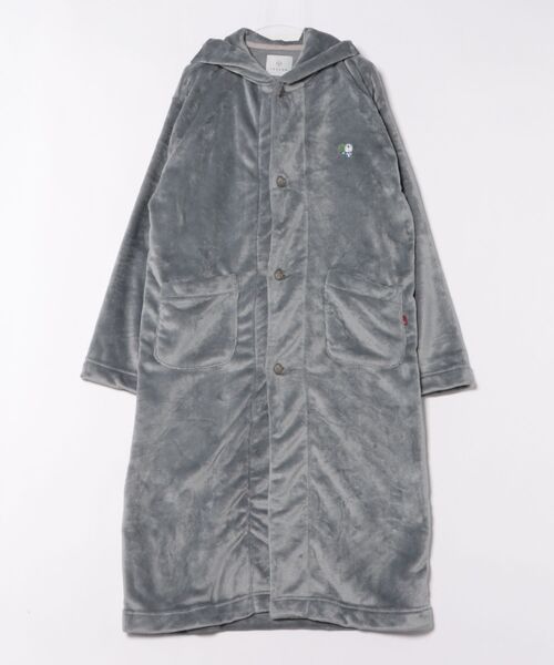 TETERA(テテラ)の「●TETERA×ドラえもん●Re ROOMROBE / 外気浴専用 ファーローブ(ガウン/バスローブ・レディース・ベージュ/ネイビー/グレー/サックスブルー・FREE)」の1枚目の写真