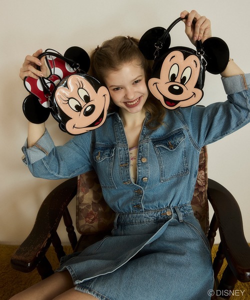 Disney SERIES CREATED by MUS(ディズニーシリーズクリエイテッドバイエムユーエス)の「【先行予約】MD 2WAY FACE バッグ / MINNIE(ショルダーバッグ・レディース・ブラック・FREE)」の11枚目の写真