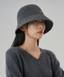 AHRE（アフレ）の「Lune Felted Wool Bucket Hat4_CHARCOAL（ハット）」