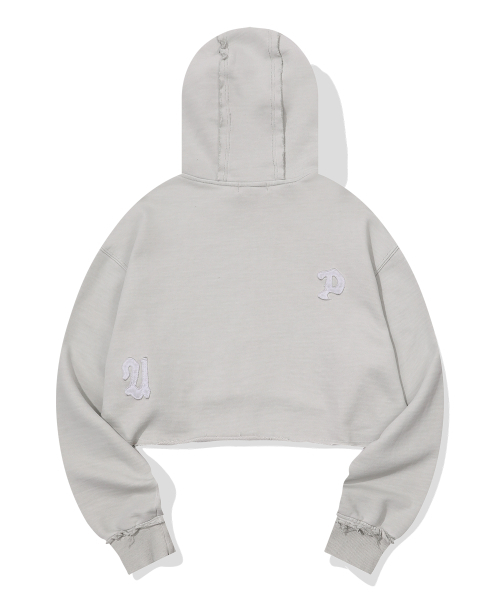EPISODE UNTITLED(エピソードアンタイトルド)の「LUNA DYING APPLIQUE CROP HOODIE_MINT KHAKI(パーカー・レディース・その他・1/2)」の5枚目の写真