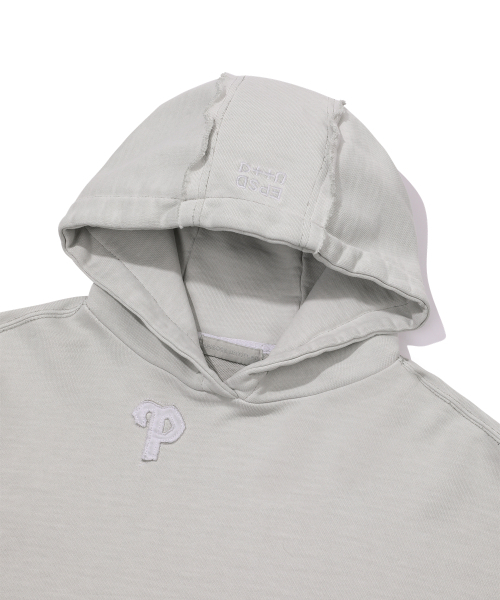 EPISODE UNTITLED(エピソードアンタイトルド)の「LUNA DYING APPLIQUE CROP HOODIE_MINT KHAKI(パーカー・レディース・その他・1/2)」の2枚目の写真