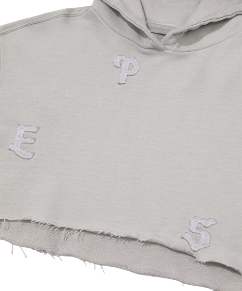 EPISODE UNTITLED(エピソードアンタイトルド)の「LUNA DYING APPLIQUE CROP HOODIE_MINT KHAKI(パーカー・レディース・その他・1/2)」の3枚目の写真